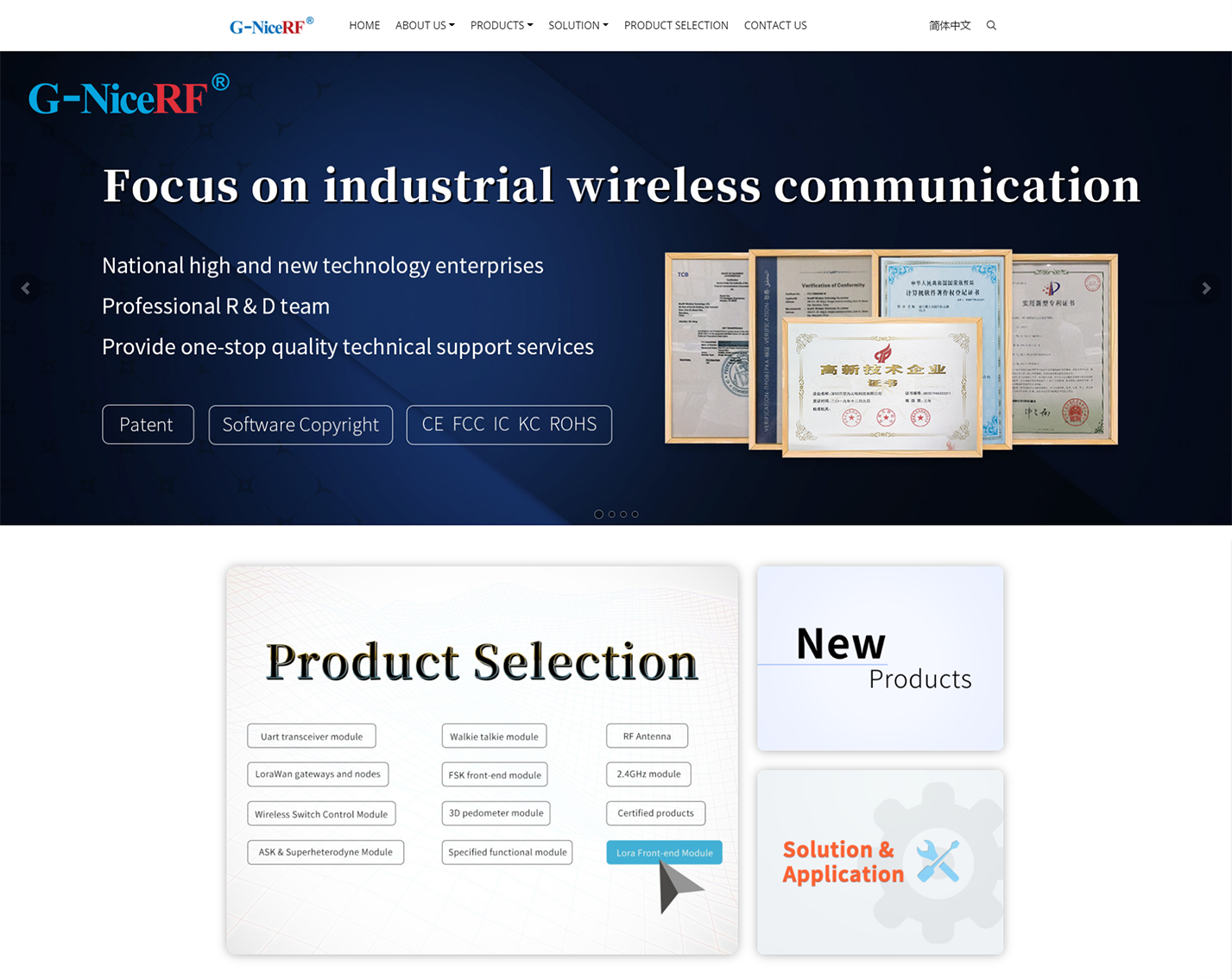 NiceRF Neue offizielle Website ist online