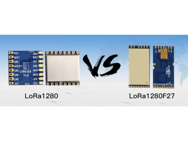 Vergleich der Parameter der Funkmodule LoRa1280 und LoRa1280F27