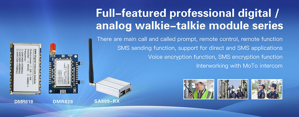 Digitales und analoges Walkie-Talkie-Modul