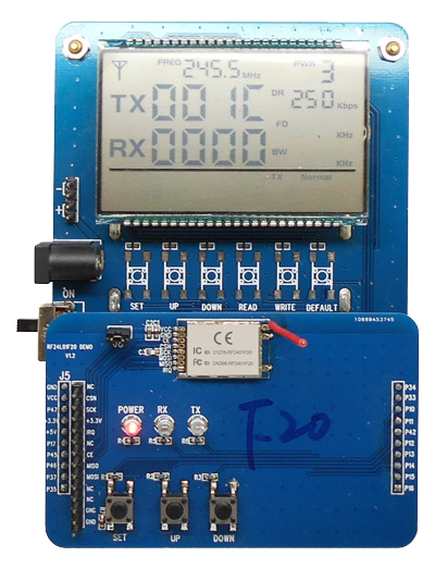 RF2401F20 DEMO-Board