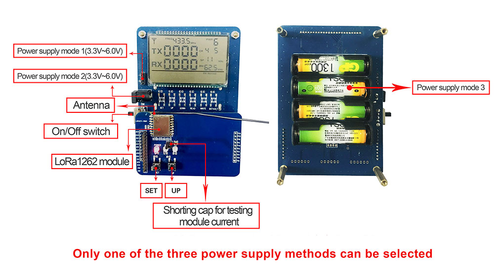 LoRa-Modul LoRa1262 DEMO-Board