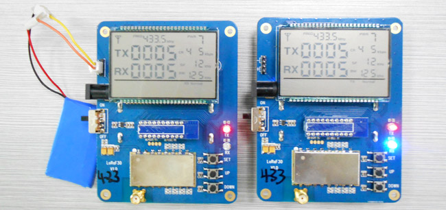 Wireless-Transceiver-Modul LoRa1276F30 DEMO-Board