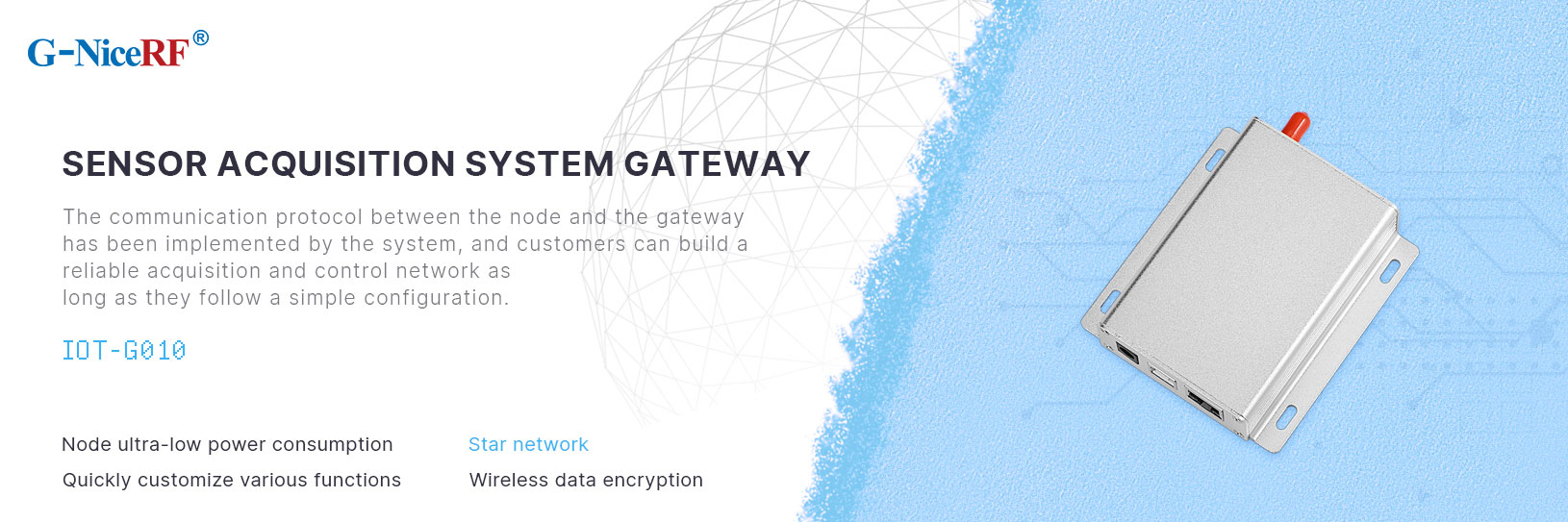 IOT-Sensorüberwachungssystem-Gateway IOT-G010