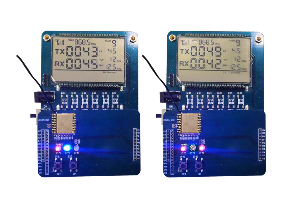 Kommunikationstest des LoRa-Moduls LoRa1262 DEMO-Kit