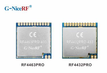 Unterschied zwischen RF-Modul RF4463Pro und RF4432Pro
