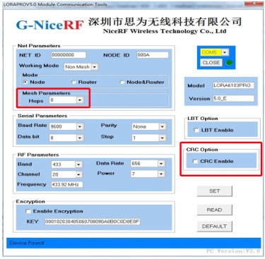 Hinweis zum Upgrade der LoRa-UART-Module der LoRaPro- und LoRaII-Serie