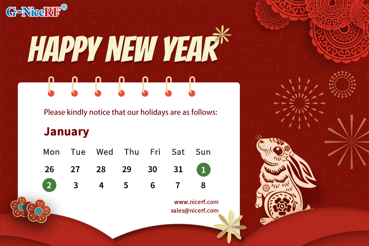 Hinweis zum Neujahrsfeiertag 2023