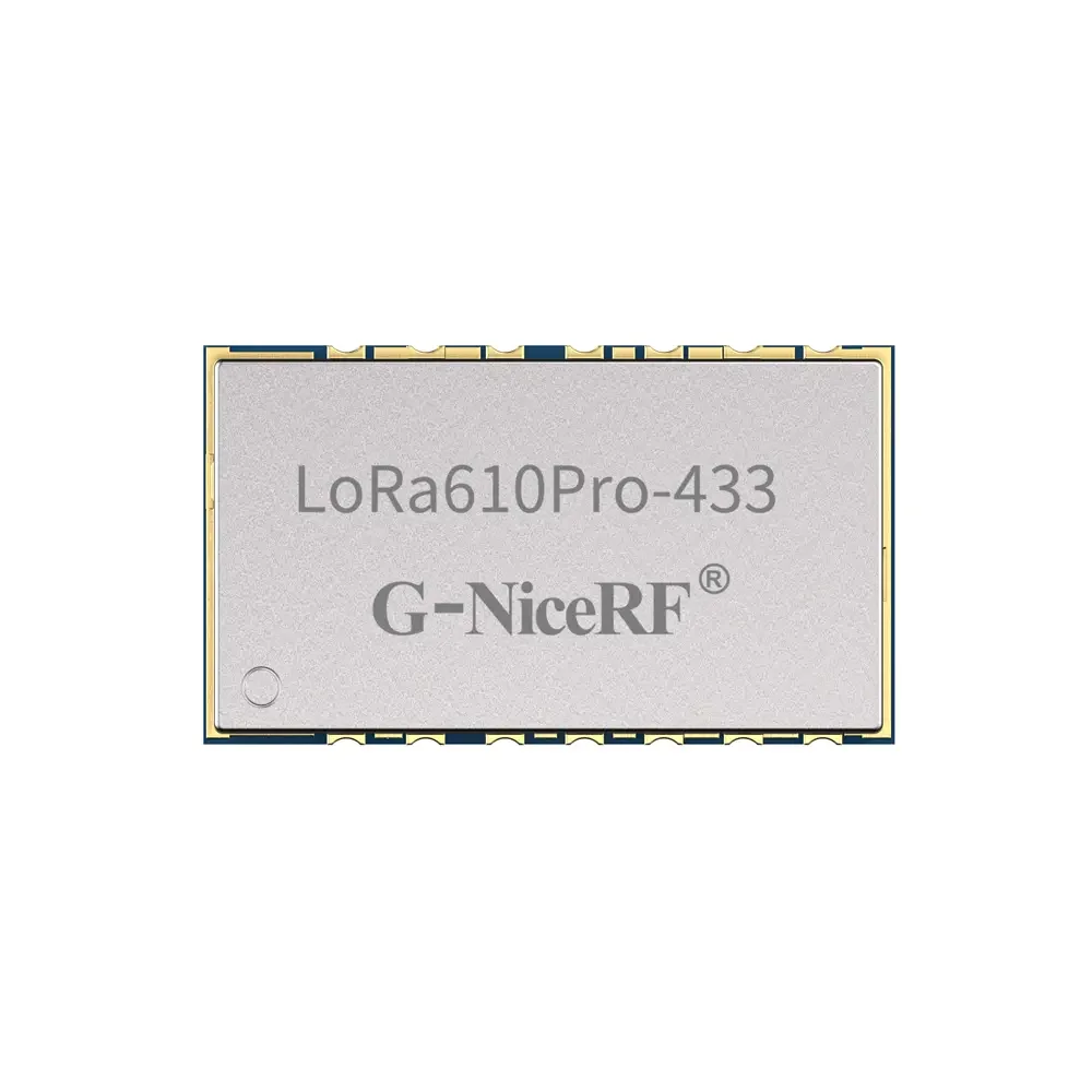 LoRa610Pro: KC/ANATEL-zertifiziertes, 100 mW gro&szlig;es, eingebettetes Uart-LoRa-Modul mit ESD-Schutz