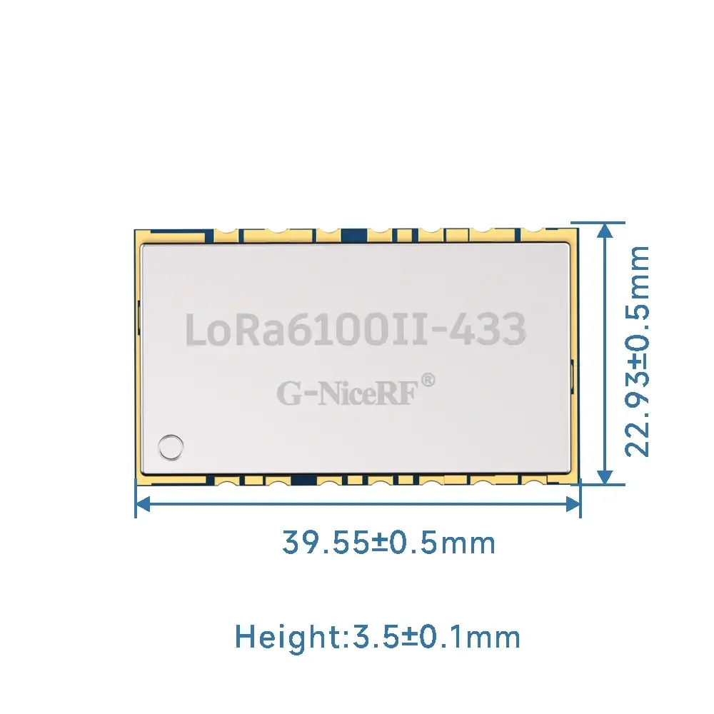 LoRa6100II-2W: UART-LoRa-Modul mit Mesh-Netzwerk und ESD-Schutz