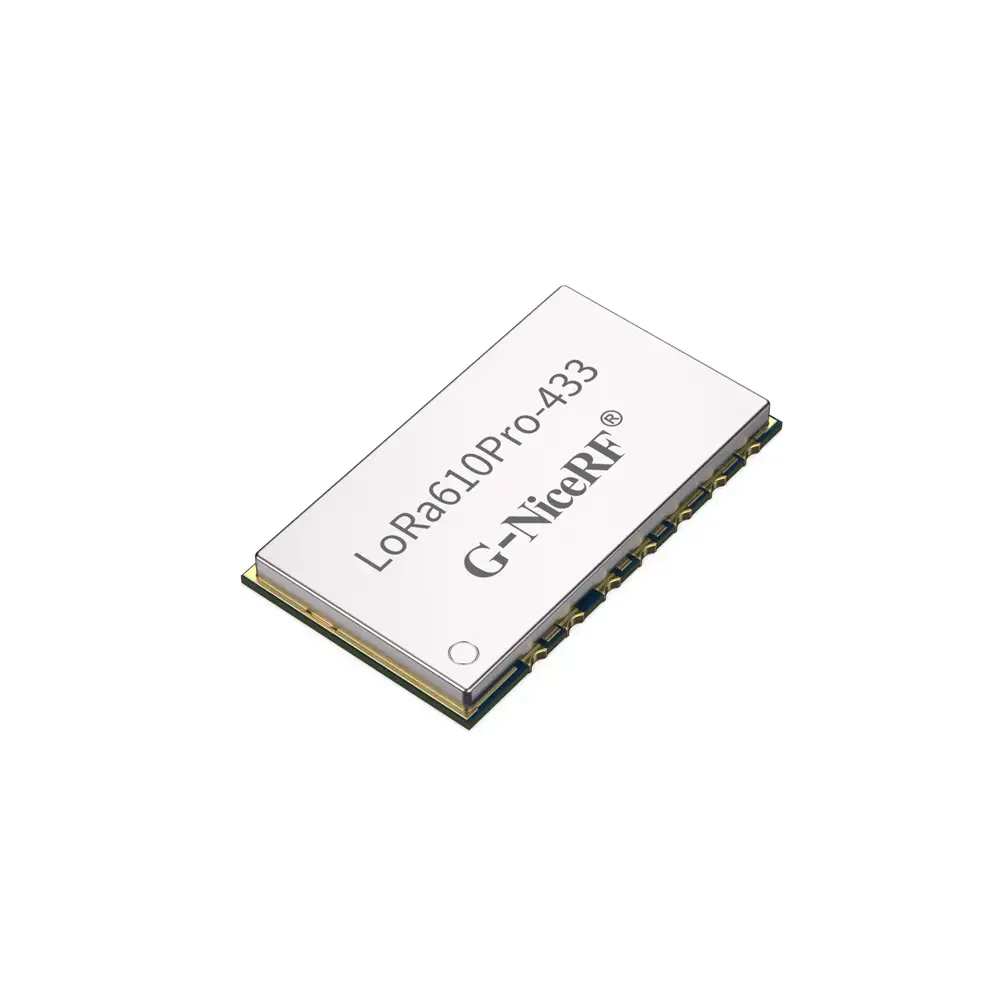 LoRa610Pro: KC/ANATEL-zertifiziertes, 100 mW gro&szlig;es, eingebettetes Uart-LoRa-Modul mit ESD-Schutz