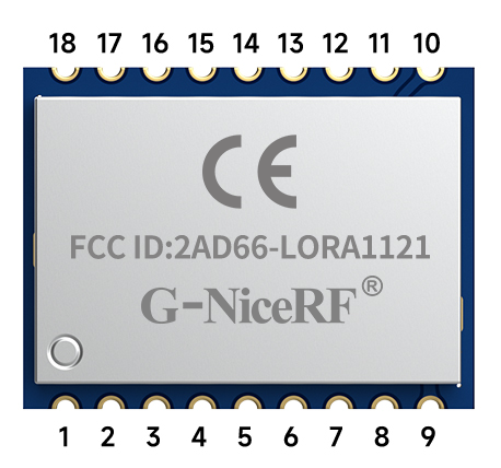 Pin-Definition des Lora-Moduls lora1121 Pin-Definition des Lora-Moduls lora1121